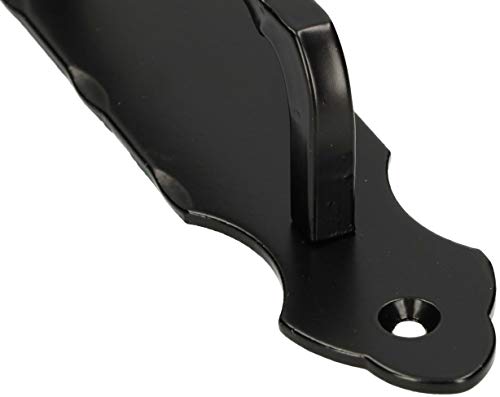 KOTARBAU® - Tirador de puerta (190 mm, 2 unidades, hierro forjado, mango negro, acero inoxidable) KOTARBAU® - Tirador de puerta (190 mm, 2 unidades, hierro forjado, mango negro, acero inoxidable)
