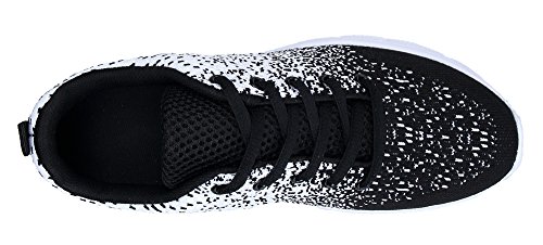 KOUDYEN Zapatillas Deportivas de Mujer Hombre Running Zapatos para Correr Gimnasio Calzado Unisex,XZ746-W-blackwhite-EU35 KOUDYEN Zapatillas Deportivas de Mujer Hombre Running Zapatos para Correr Gimnasio Calzado Unisex,XZ746-W-blackwhite-EU35