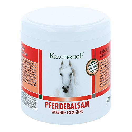 Kräuterhof 2197 - Bálsamo para caballos (extrafuerte, 500 ml) Kräuterhof 2197 - Bálsamo para caballos (extrafuerte, 500 ml)