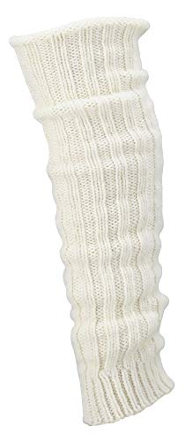 krautwear® Mujer Niña 4 pares calentadores calentadores Legwarmers grobs Electric kstulpen con lana de alpaca alpaca Zambaiti 30 cm 80 Negro Blanco Gris Beige