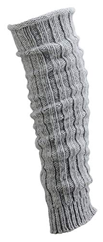 krautwear® Mujer Niña 4 pares calentadores calentadores Legwarmers grobs Electric kstulpen con lana de alpaca alpaca Zambaiti 30 cm 80 Negro Blanco Gris Beige