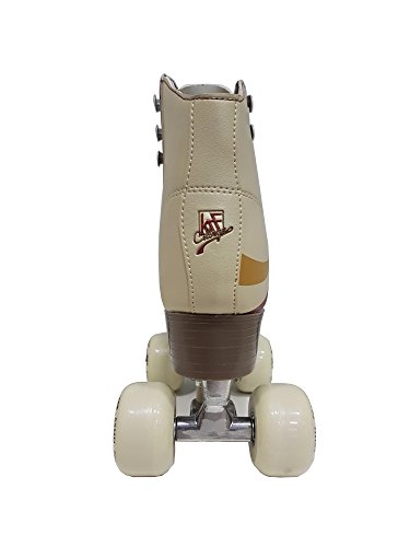 KRF College Patines en Paralelo, Hombre, Beige/Burdeos, 37