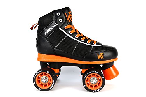 KRF The New Urban Concept Rental Sr Patines Paralelo 4 Ruedas, Negro, 34-35