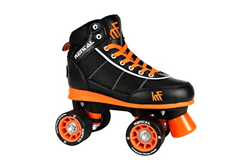 KRF The New Urban Concept Rental Sr Patines Paralelo 4 Ruedas, Negro, 34-35