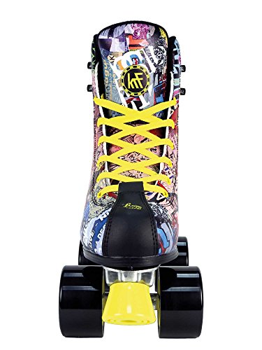 KRF The New Urban Concept Retro Art Patines Paralelo 4 Ruedas, Multicolor, 40