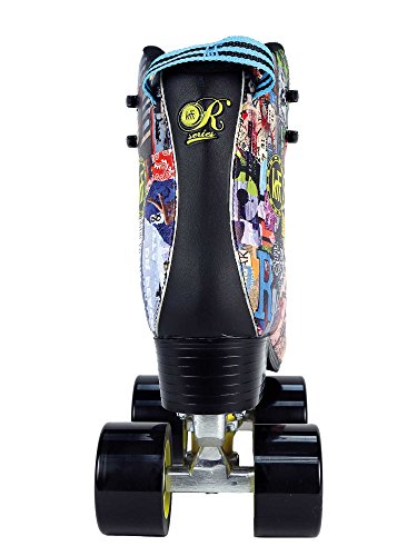 KRF The New Urban Concept Retro Art Patines Paralelo 4 Ruedas, Multicolor, 40 KRF The New Urban Concept Retro Art Patines Paralelo 4 Ruedas, Multicolor, 40