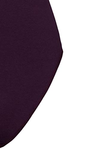 Krisli Body de manga corta para mujer de algodón con cierre de gancho. morado XL Krisli Body de manga corta para mujer de algodón con cierre de gancho. morado XL