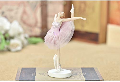 Kronleuchter Bailarín de Ballet Baile de la Muchacha púrpura carácter de Regalo de cumpleaños Decoración (Color : B)