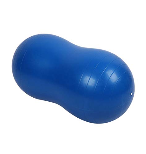 KRUIHAN Cacahuete en Forma de Yoga Pelota Ejercicio en Casa Deportes Gimnasio Pérdida de Peso Equilibrio Entrenamiento de Terapia Fsica Equipo(Azul)