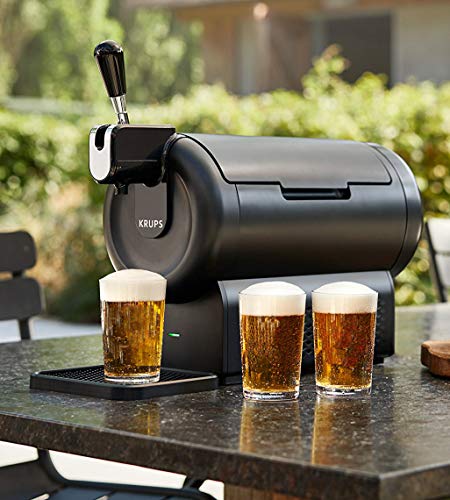 Krups Dispensador de cerveza The Sub Compact VB641810 - Tirador de cerveza para barriles de 2 l, mantiene la temperatura a 2 º, hasta 15 días de frescura, compatible con una gran variedad de cervezas