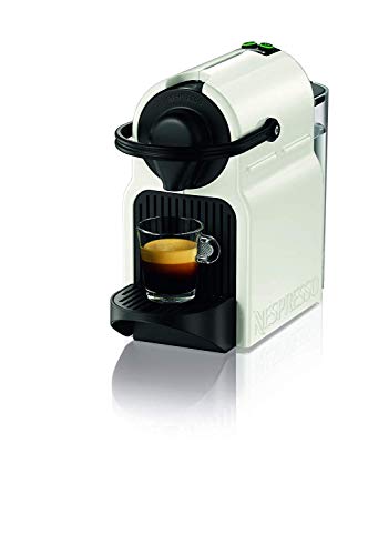 Krups Nespresso Inissia XN1001 - Cafetera monodosis de cápsulas Nespresso, 19 bares, apagado automático, color blanco