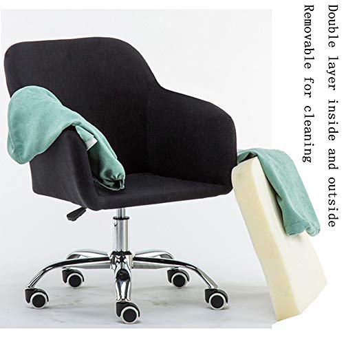 KST Silla de Escritorio de Oficina Silla de computadora con reposabrazos de Altura Ajustable, Silla giratoria de Trabajo de 360 °, hogar/Oficina, Hombres, Mujeres, Verde