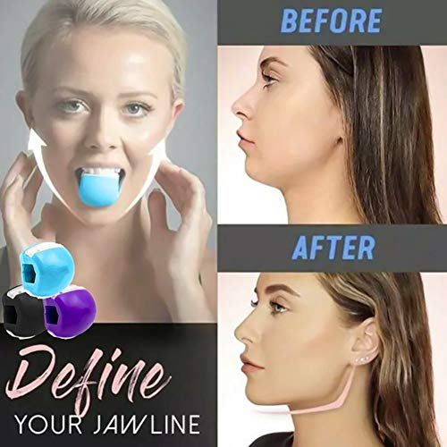 KUANDARM 3 Pack Face Fitness Ball & Facial Toner Exerciser Ball,Jaw Exerciser Define Your Jawline,Slim and Tone Your Face,Look Younger and Healthier KUANDARM 3 Pack Face Fitness Ball & Facial Toner Exerciser Ball,Jaw Exerciser Define Your Jawline,Slim and Tone Your Face,Look Younger and Healthier