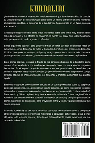 Kundalini: La guía definitiva para despertar a tus chakras a través del Kundalini Yoga y la meditación y para experimentar la conciencia superior, la clarividencia y el viaje astral Kundalini: La guía definitiva para despertar a tus chakras a través del Kundalini Yoga y la meditación y para experimentar la conciencia superior, la clarividencia y el viaje astral
