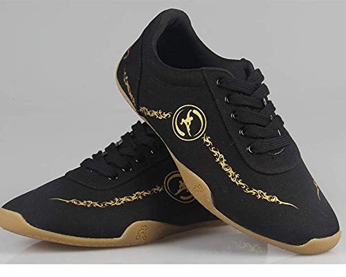 Kung Fu Zapatillas Chinos Practica Confort Transpirable Tradicionales Arte Marcial Old Pekín Zapatos Negro Unisex Negro 45 Kung Fu Zapatillas Chinos Practica Confort Transpirable Tradicionales Arte Marcial Old Pekín Zapatos Negro Unisex Negro 45