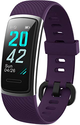 KUNGIX Pulsera Actividad Inteligente, Impermeable IP68 Pulsera Inteligente 0,96 Pulgadas Pantalla Color, Monitor Ritmo Cardíaco y Sueño 14 Modos de Deporte Mujer Hombre Niño Smartwatch Android y iOS