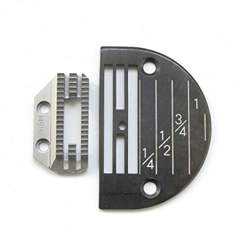 KUNPENG - # 149165 + 143169LGB 1conjunto placa de aguja Y máquina de coser diente apto para Singer 31-15 Máquina pesada de COSER TRABAJO KUNPENG - # 149165 + 143169LGB 1conjunto placa de aguja Y máquina de coser diente apto para Singer 31-15 Máquina pesada de COSER TRABAJO