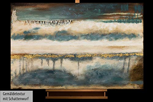 Kunstloft® Cuadro acrílico 'Capas de Hielo' 120x80cm | Original Pintura XXL Pintado a Mano en Lienzo | Abstracto Azul Blanco Invierno | Mural acrílico de Arte Moderno en una Pieza con Marco Kunstloft® Cuadro acrílico 'Capas de Hielo' 120x80cm | Original Pintura XXL Pintado a Mano en Lienzo | Abstracto Azul Blanco Invierno | Mural acrílico de Arte Moderno en una Pieza con Marco