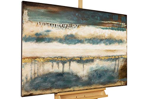 Kunstloft® Cuadro acrílico 'Capas de Hielo' 120x80cm | Original Pintura XXL Pintado a Mano en Lienzo | Abstracto Azul Blanco Invierno | Mural acrílico de Arte Moderno en una Pieza con Marco Kunstloft® Cuadro acrílico 'Capas de Hielo' 120x80cm | Original Pintura XXL Pintado a Mano en Lienzo | Abstracto Azul Blanco Invierno | Mural acrílico de Arte Moderno en una Pieza con Marco