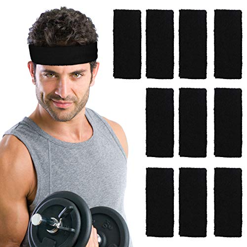 Kurtzy Cinta Pelo (10 Pz) - 13cm Deportiva Banda de Pelo para Mujer, Hombre y Niños - Bandas de Cabeza para Ciclismo, Gimnasia, FĂștbol, Atletismo - Cinta de Pelo Deportiva Kurtzy Cinta Pelo (10 Pz) - 13cm Deportiva Banda de Pelo para Mujer, Hombre y Niños - Bandas de Cabeza para Ciclismo, Gimnasia, FĂștbol, Atletismo - Cinta de Pelo Deportiva