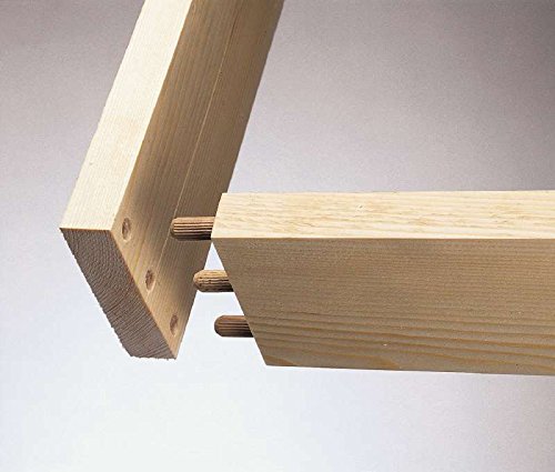 kwb 028-180 Pack de 40 espigas estriadas en haya de 8 mm kwb 028-180 Pack de 40 espigas estriadas en haya de 8 mm