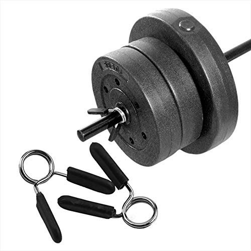 KWELRP Un par de clips de resorte para barras olímpicas, mancuernas, equipo de gimnasio (50 mm, 30 mm, 28 mm y 25 mm), levantamiento de pesas, gimnasio, fitness, crossfit.