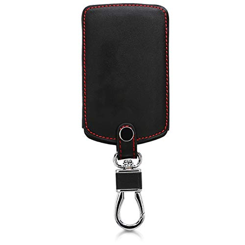 kwmobile Funda Compatible con Renault Llave de Coche de 4 Botones (Solo Keyless Go) - Cubierta de Cuero sintético - Case para Mando de Auto en Negro kwmobile Funda Compatible con Renault Llave de Coche de 4 Botones (Solo Keyless Go) - Cubierta de Cuero sintético - Case para Mando de Auto en Negro