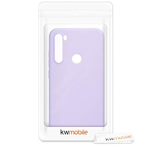kwmobile Funda Compatible con Xiaomi Redmi Note 8 - Carcasa de TPU Silicona - Protector Trasero en Lila