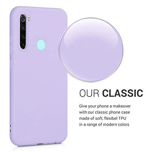 kwmobile Funda Compatible con Xiaomi Redmi Note 8 - Carcasa de TPU Silicona - Protector Trasero en Lila kwmobile Funda Compatible con Xiaomi Redmi Note 8 - Carcasa de TPU Silicona - Protector Trasero en Lila