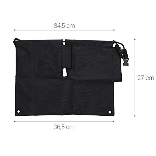 kwmobile Funda para Motor de Bicicleta eléctrica - Protector Universal Impermeable para Motores eléctricos de e-Bike Negro