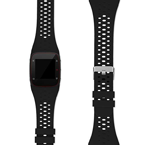 kwmobile Pulsera Compatible con Polar M400 / M430 - Brazalete de Silicona en Negro Mate sin Fitness Tracker kwmobile Pulsera Compatible con Polar M400 / M430 - Brazalete de Silicona en Negro Mate sin Fitness Tracker