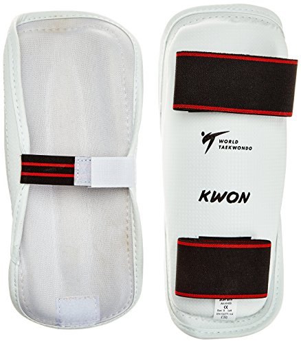 Kwon Schienbeinschutz WTF Evolution - Protecciones de antebrazo para Boxeo, Color Blanco, Talla XL Kwon Schienbeinschutz WTF Evolution - Protecciones de antebrazo para Boxeo, Color Blanco, Talla XL