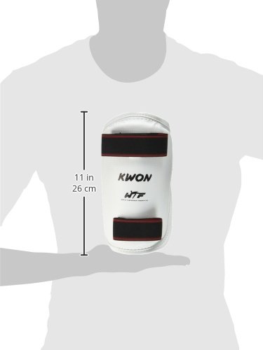 Kwon WTF Evolution - Protección para antebrazo Blanco Blanco Talla: Medium