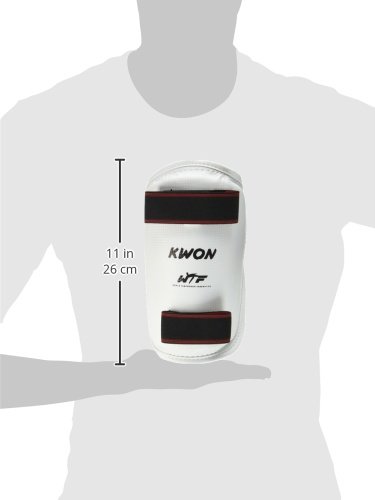 Kwon WTF Evolution - Protección para antebrazo Blanco Blanco Talla: Medium Kwon WTF Evolution - Protección para antebrazo Blanco Blanco Talla: Medium