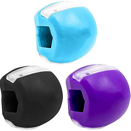 KWY Jawzrsize-Jaw Exerciser Tonificación del Cuello Nivel Principiante, Ejercitador Fitness Cuello esférico Tonificación Facial Mandíbula del tamaño de la mandíbula, Define la línea de la mandíbula KWY Jawzrsize-Jaw Exerciser Tonificación del Cuello Nivel Principiante, Ejercitador Fitness Cuello esférico Tonificación Facial Mandíbula del tamaño de la mandíbula, Define la línea de la mandíbula