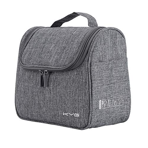 KYG Bolsa de Aseo Colgante Organizador Cosmético de Viaje Ducha Bolsa de Baño para Hombres Mujeres Resistente al Agua Gris KYG Bolsa de Aseo Colgante Organizador Cosmético de Viaje Ducha Bolsa de Baño para Hombres Mujeres Resistente al Agua Gris