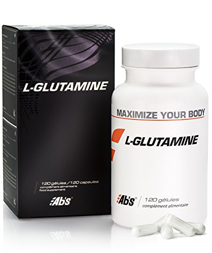 L-GLUTAMINA * 570 mg / 120 cápsulas vegetales * Pureza garantizada al 99 % * Única forma biológicamente activa de la glutamina * Mejora la recuperación muscular después del ejercicio * Fabricado en Francia * Calidad controlada por certificado de análisis 