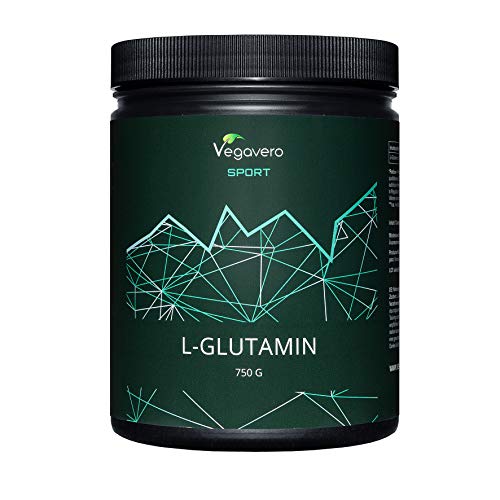 L-Glutamina Vegavero® Sport | PURA SIN ADITIVOS | 750 g en Polvo | Post Entreno | Recuperador Muscular | Dolor Muscular + Agujetas | L Glutamine | Post Workout | Vegana | De Fermentación