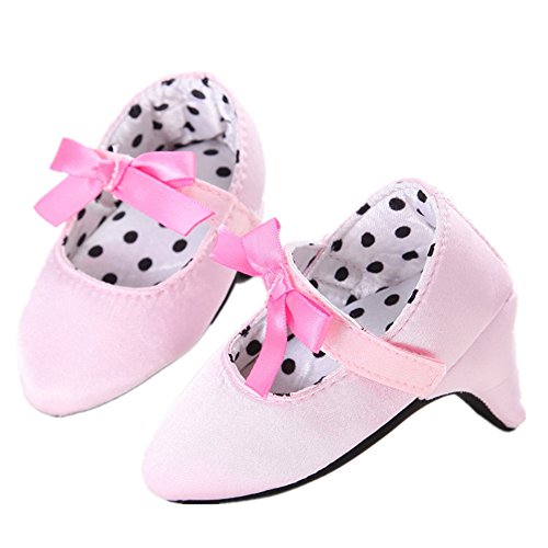 L-Peach Zapatos Fotografía de Tacón para Recién Nacido Bebé Primeros Pasos 0 a 8 Meses