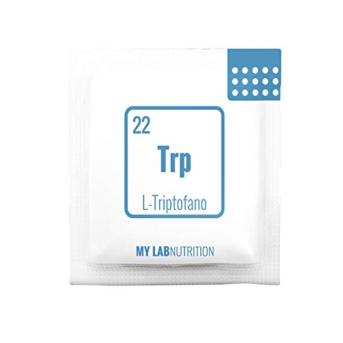 L-Triptófano 1500 mg. 48 sobres de polvo. Vegano Sin Lactosa ni Gluten. Complemento alimenticio de aminoácidos esenciales. Sabor a naranja