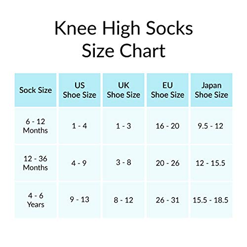 LA Active Calcetines Altos Rodilla Antideslizantes - 5 Pares - para Bebé Niños Niñas Infantil - Algodón (Niños Rayas Atléticas Variedad Multicolor, 6-12 Meses) LA Active Calcetines Altos Rodilla Antideslizantes - 5 Pares - para Bebé Niños Niñas Infantil - Algodón (Niños Rayas Atléticas Variedad Multicolor, 6-12 Meses)
