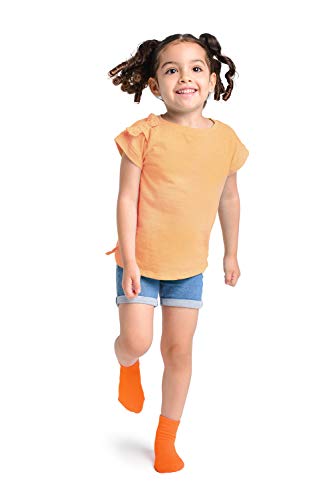 LA Active Calcetines Deportivos Antideslizantes - 6 Pares - Bebé Niño Pequeño Infante Recién Nacido Chicos Chicas Anti Deslizante/Patinazos (Arcoíris, 4-7 Años)