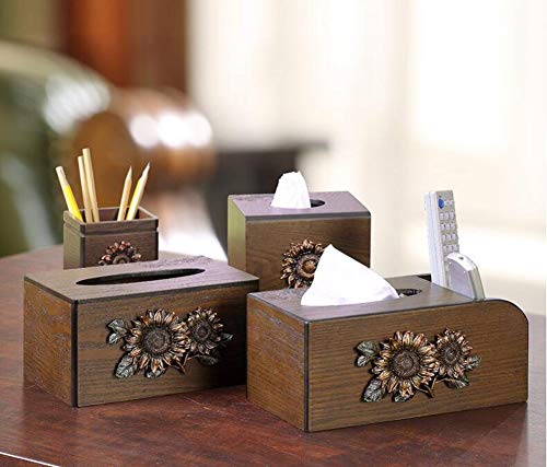 La Caja de Madera de múltiples Funciones casera de la Vendimia del Tejido Remoto pintadas a Mano Caja de Almacenamiento Caja de Control (pequeño/Medio/Grande) Marrón (Tamaño: Conjunto de combinaci La Caja de Madera de múltiples Funciones casera de la Vendimia del Tejido Remoto pintadas a Mano Caja de Almacenamiento Caja de Control (pequeño/Medio/Grande) Marrón (Tamaño: Conjunto de combinaci