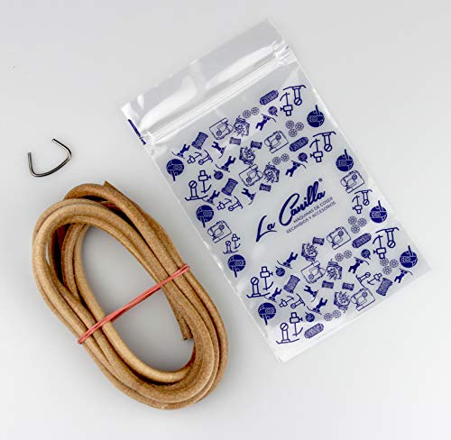 La Canilla ® - Correa de Cuero para Máquina de Coser 1,8 Metros de largo con Grapa Alfa, Singer, Sigma... La Canilla ® - Correa de Cuero para Máquina de Coser 1,8 Metros de largo con Grapa Alfa, Singer, Sigma...
