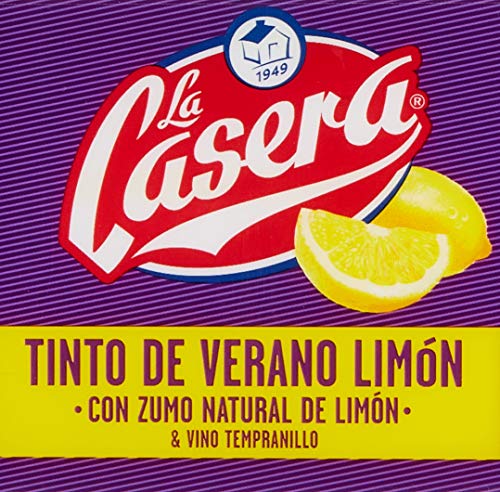 La Casera - Bebida refrescante, Tinto De Verano Limón, Botella 1,5 L