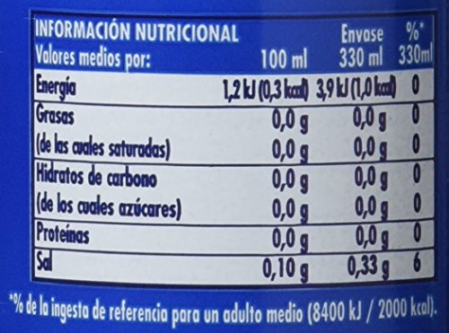 La Casera - Gaseosa sin calorías, 330 ml - [Pack de 24]