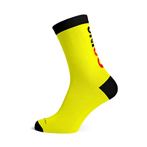 La Cosa Tiene Tela Calcetines Deportivos Transpirables, Termoregulador, Divertidos, Unisex, para deporte interior y exterior, ciclismo, crossfit, gimnasio, running, montaña. (M (36-40))