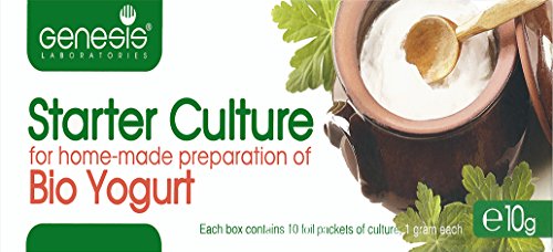 La cultura en la preparación casera de yogur Bio búlgaro GENESIS LABORATORIOS - 50 litros La cultura en la preparación casera de yogur Bio búlgaro GENESIS LABORATORIOS - 50 litros