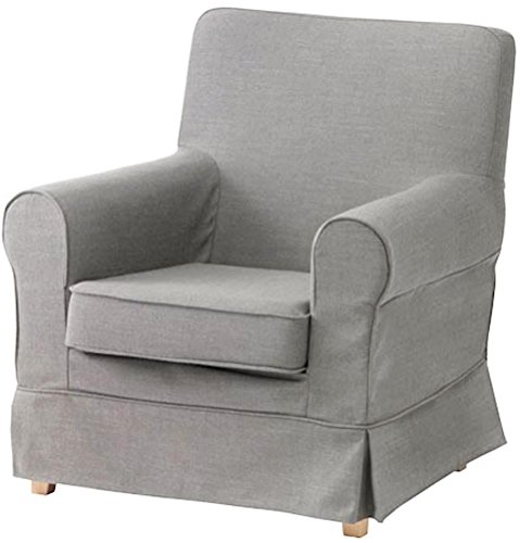 La funda de repuesto Ektorp Jennylund es compatible con silla IKEA Jennylund. Repuesto de funda de sofá (algodón gris claro) La funda de repuesto Ektorp Jennylund es compatible con silla IKEA Jennylund. Repuesto de funda de sofá (algodón gris claro)
