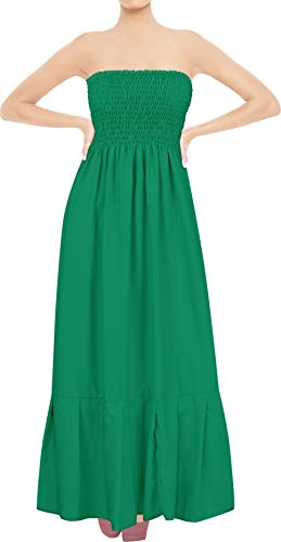LA LEELA rayón Suave Llanura 2 en 1 Mujer más tamaño cóctel Fiesta sin Tirantes Cuello Cinta para el Pelo Corto la Ajuste Llamarada Cubre para Arriba el Loungewear Corta Damas Verdes Oscuros LA LEELA rayón Suave Llanura 2 en 1 Mujer más tamaño cóctel Fiesta sin Tirantes Cuello Cinta para el Pelo Corto la Ajuste Llamarada Cubre para Arriba el Loungewear Corta Damas Verdes Oscuros